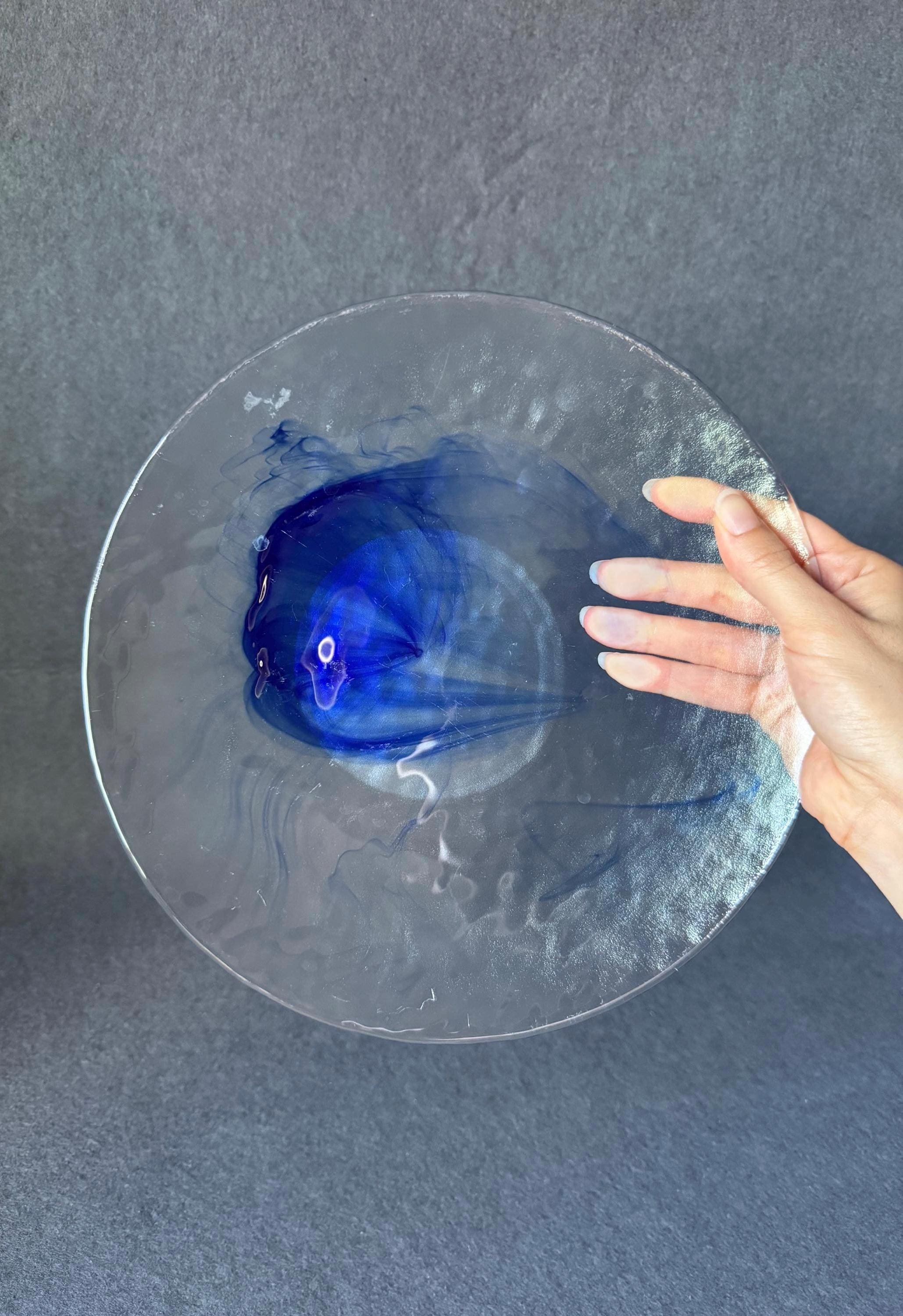 Bormioli Rocco Murano Cobalt Blue Dinner Plates - Etsy