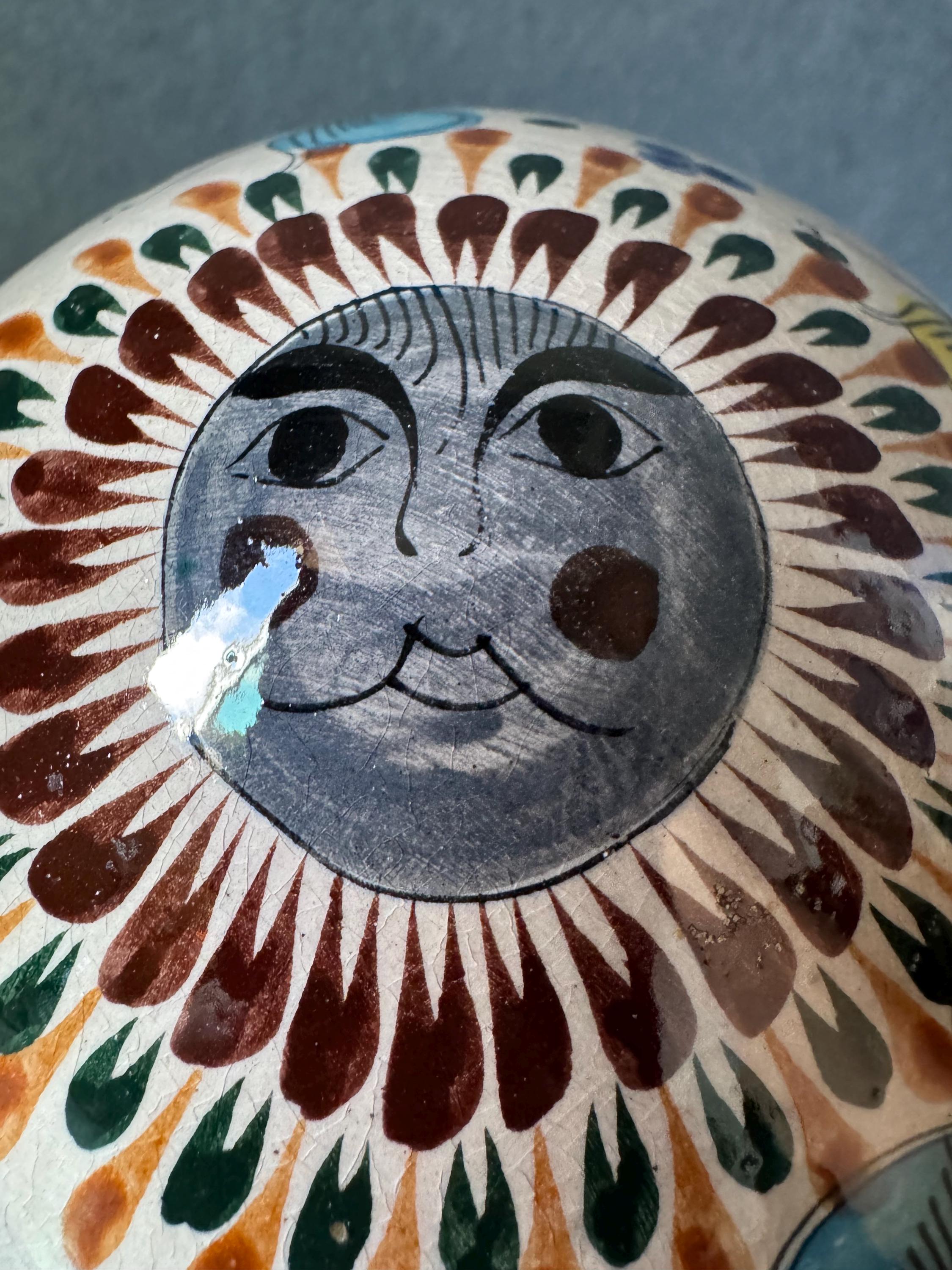 Mexican Pottery Sun and Moon - Etsy