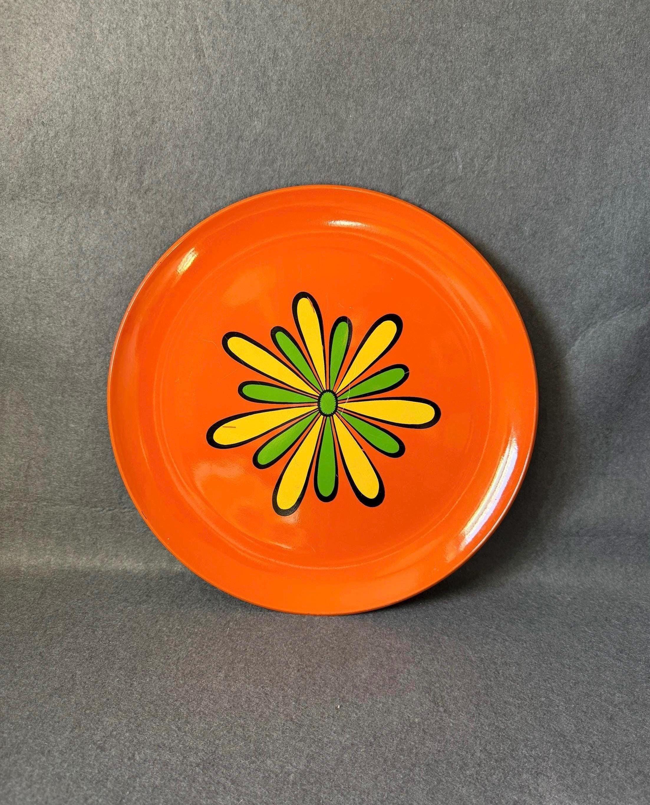 Vintage Daisy Serving Tray - Etsy