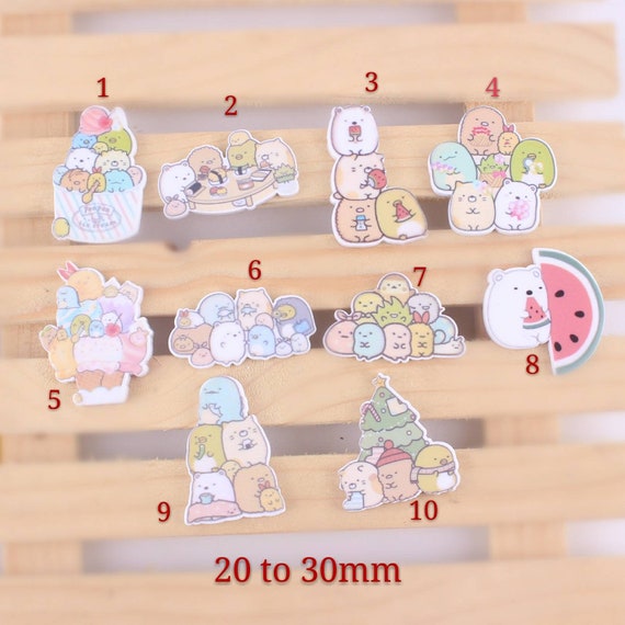 Cabochon Flatback Hair Bow Pin Center Embellishment Cupcake Topper Resin Charms Jewelry Findings Planar Resin