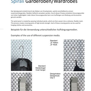 Wall wardrobe Spirali 4.0 black slimline image 4