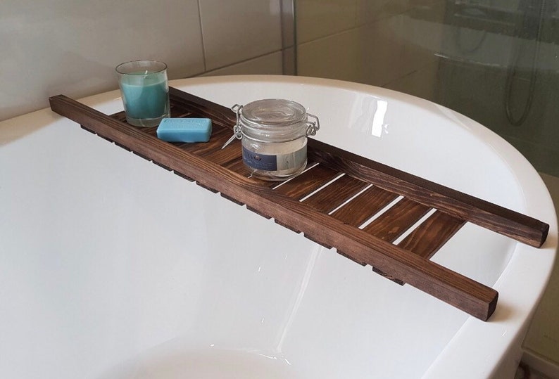 Wooden Bath Rack Grid Over the Bath Storage Tray Bath Board Etsy UK