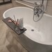 Wooden One Side Bath Caddy Bath Tray Bath Rack Bath Board One Rim ...