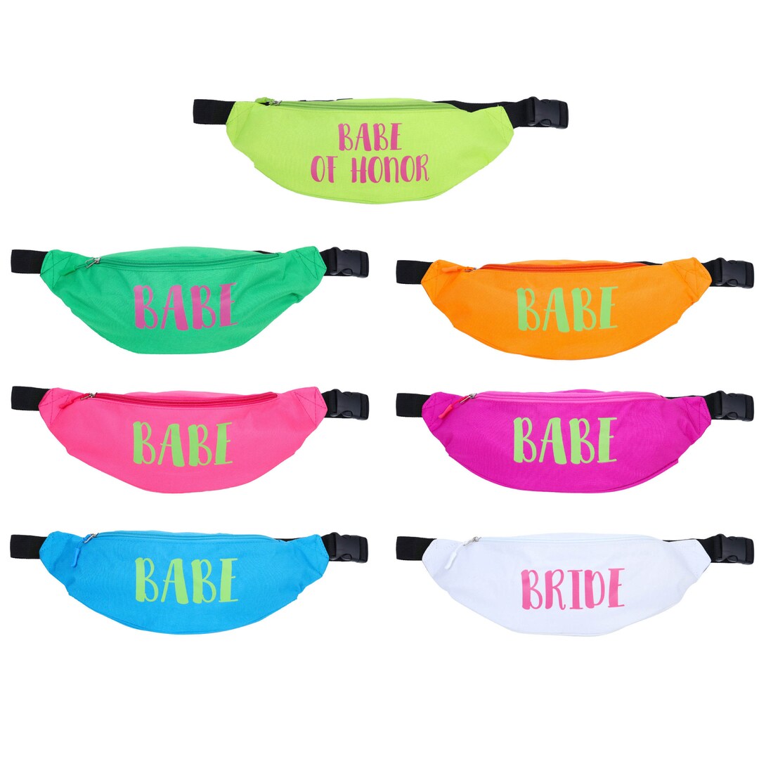 7 Pack Bachelorette Party Fanny Pack Cheer Team Packs Etsy