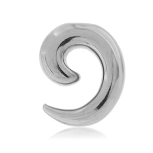 Spiral cast surgical steel ear hanger spiral plug stretcher taper tribal body piercing 3.2mm 4mm 5mm 6mm 8mm 8g 6g 4g 2g 0g