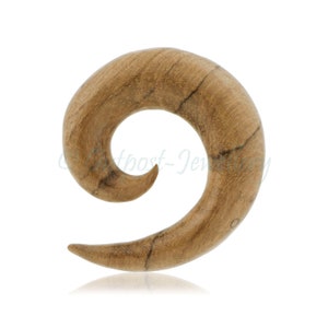 Hand Carved Teak Wood Tribal Claw Ear Expander Hand Carved Teak Wood Tribal Claw Ear Expander