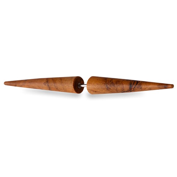 Hand Carved Narra Wood Music Note Spiral Ear Expander Claw Hand Carved Narra Wood Music Note Spiral Ear Expander Claw