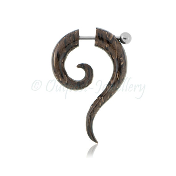 Organic Palm Wood Ear Spacers Stretchers Tapers Organic Palm Wood Ear Spacers Stretchers Tapers
