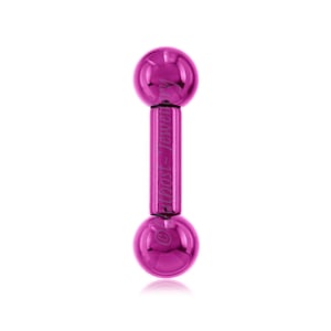 PVD Black Surgical Steel Heavy Gauge Barbell Large Straight Bar ...