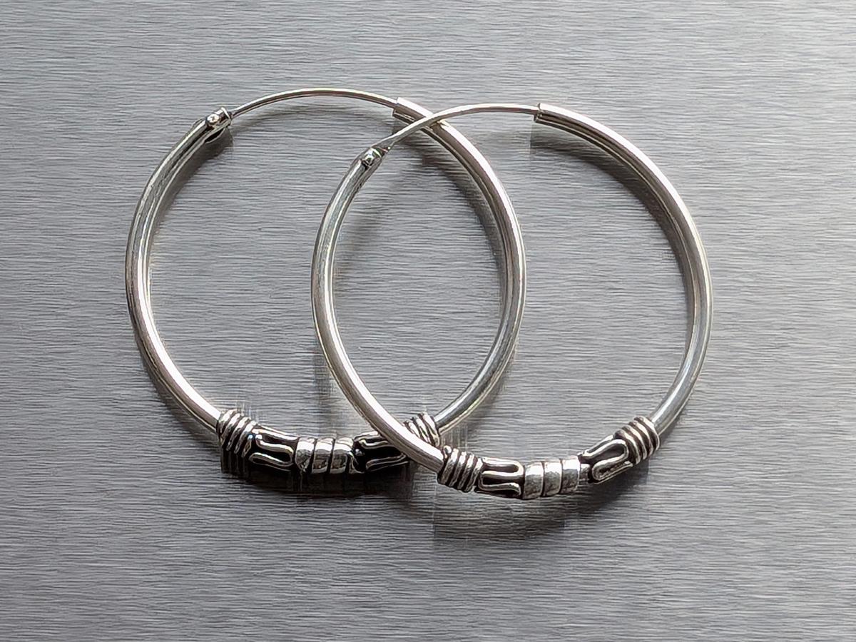 Sterling Silver 10.0mm Endless Sleeper Hoops, Pack Of 2 Sterling Silver 10.0mm Endless Sleeper Hoops, Pack Of 2