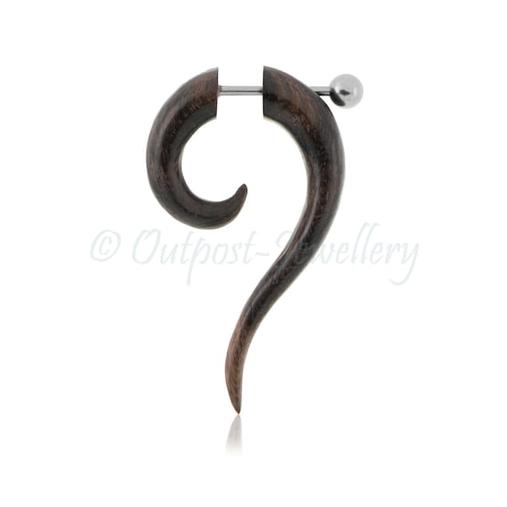 316L Surgical Steel Tribal Hook Ear Stretcher Exapander 316L Surgical Steel Tribal Hook Ear Stretcher Exapander