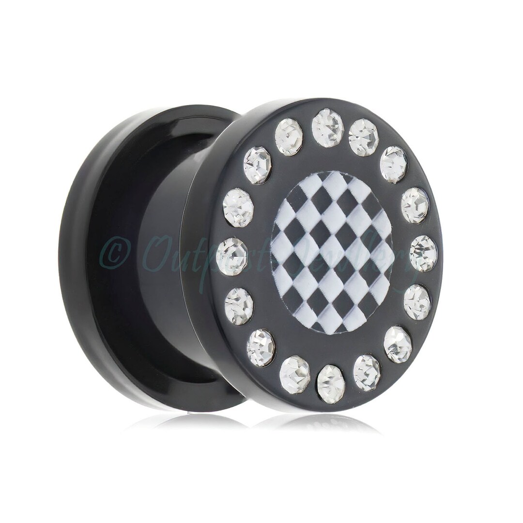 Treuheld® Double Flared Flesh Tunnel | Stahl | Silber | Gewinde