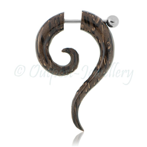 316L Surgical Steel Long Tail Spiral Taper Expander Stretcher 316L Surgical Steel Long Tail Spiral Taper Expander Stretcher