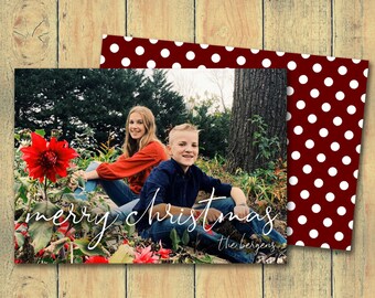 Photo Christmas Card | Customized Christmas Card | Printable Christmas Card | Farm Style Christmas Card | Personalized Christmas Card 2020