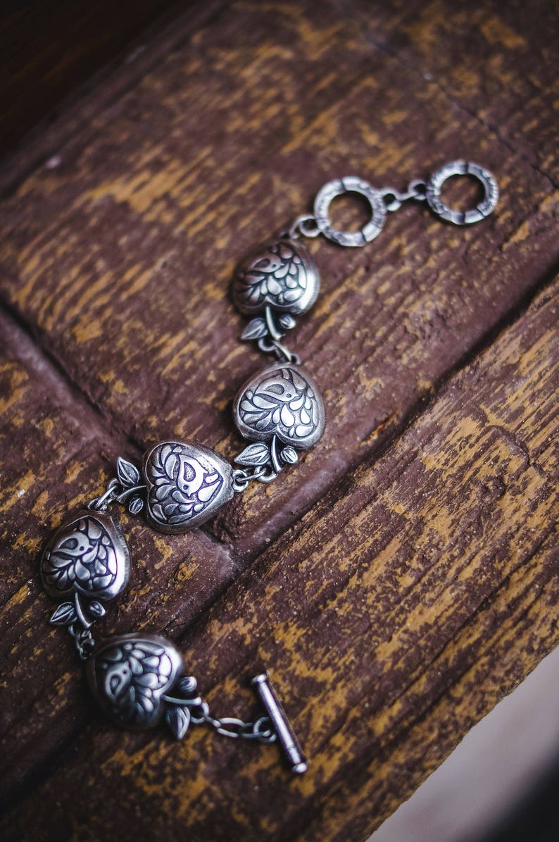 Edens Apple bracelet Native ethnic jewelry jewelry wife Ethnic bracelet Boho bracelet Statement jewelry Handmade bracelet Silvered bracelet