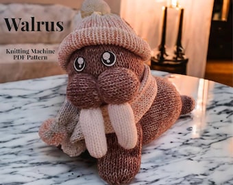 Walrus - Sentro/Addi Circular Knitting Machine Pattern PDF
