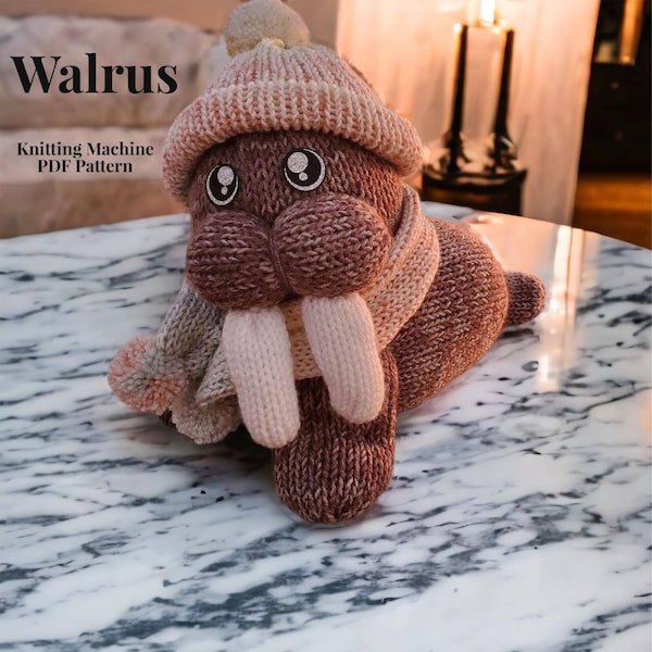Walrus - Sentro/Addi Circular Knitting Machine Pattern PDF