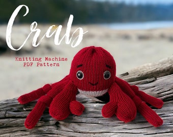 Krabba - Sentro/Addi rundstickningsmaskinsmönster PDF