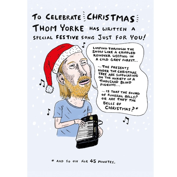 Thom Yorke/Radiohead Christmas Card