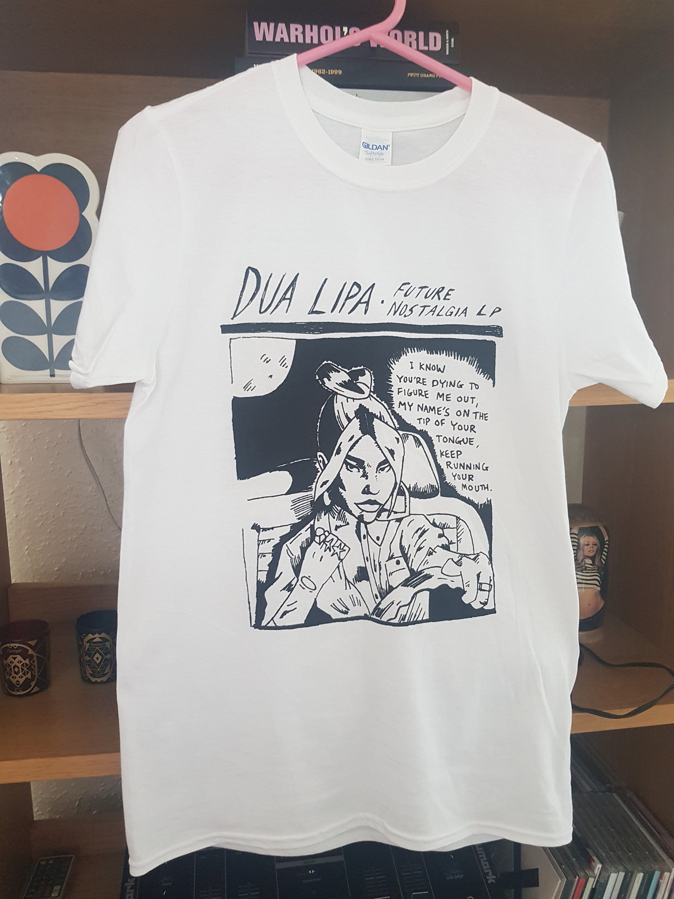 Dua Lipa/sonic Youth Goo/raymond Pettibon Inspired Tee... - Etsy UK