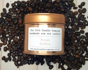Coffee Gift - Coffee Candle - Coffee Lover's Gift - Scented Candle - Soy Wax Candle - Coffee - Espresso - Vegan Gift - York Candle Company