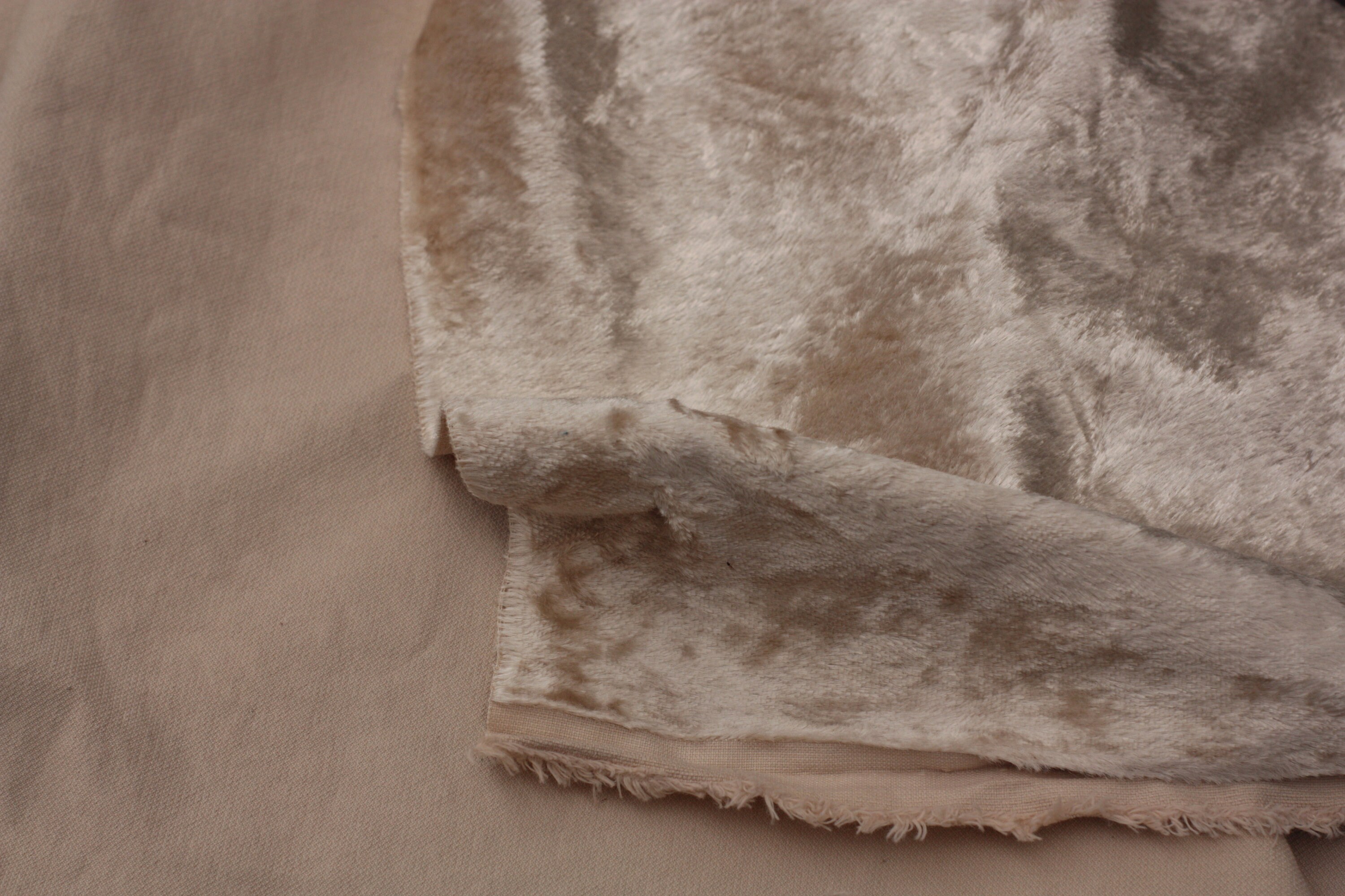 Teddy bear hand dyed fabric Faux fur fabric Mini bears Etsy