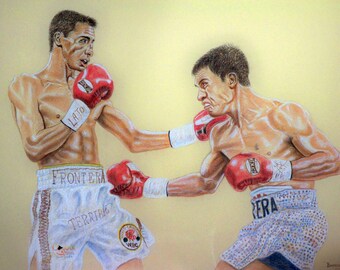 ERIK MORALES /& MARCO ANTONIO BARRERA PRE SIGNED PHOTO PRINT 12X8 INCH