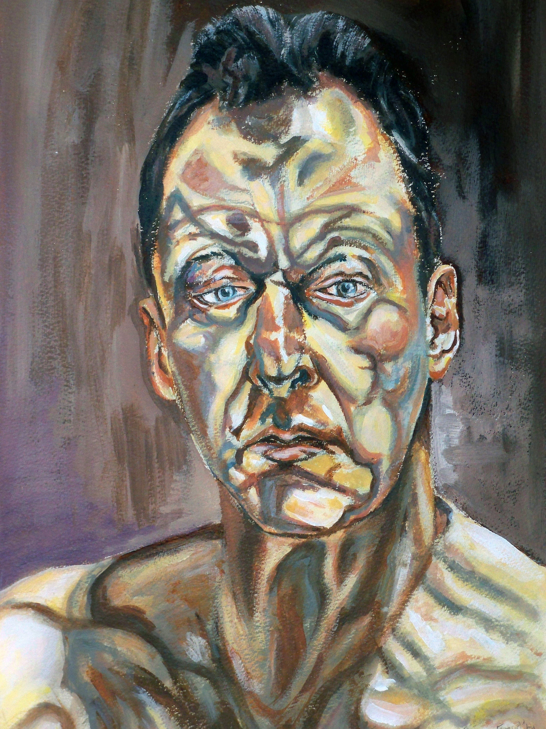 The Raw Realism Of Lucian Freud'S Art - zwzibyp