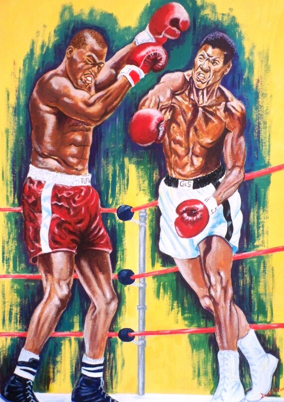 Cassius Clay v Doug Jones Muhammad Ali Arte del Boxeo Etsy