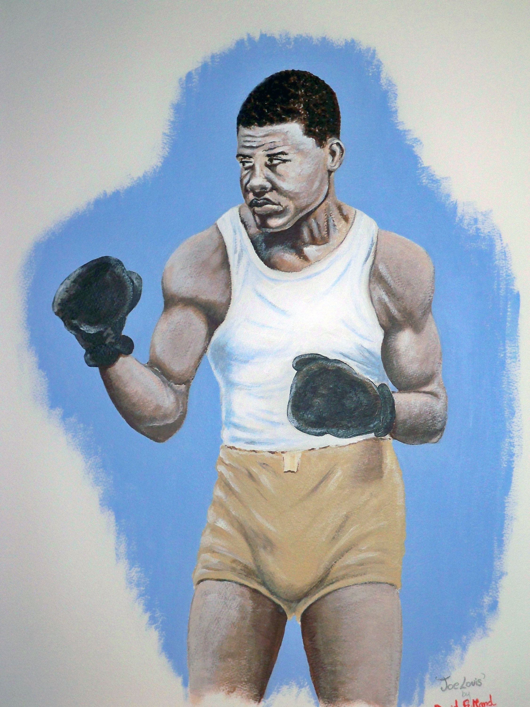 Joe Louis - Boxeador de los años 30 - Campeón de peso pesado - Etsy México, image size:2250x3000