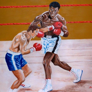 Muhammad Ali v Jerry Quarry. A3 Print.