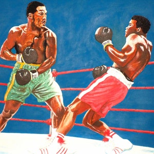 モハメドアリ vs ソニーリストン　大型 ポスター モハメドアリ vs ソニーリストン 大型 ポスター モハメド・アリ