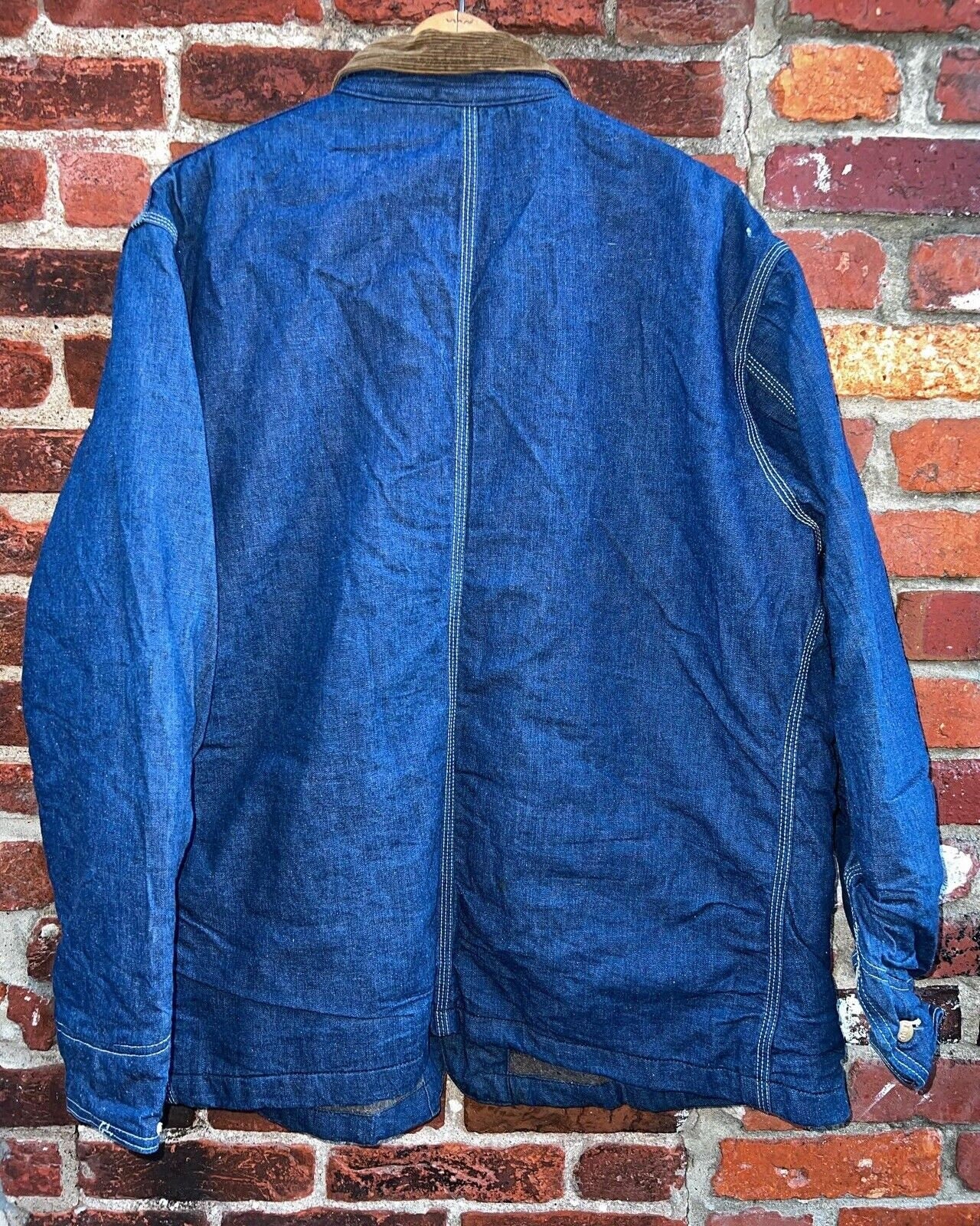 Vintage Lee Chore JACKET Indigo Denim Blanket Lined Dead Vintage Lee Chore JACKET Indigo Denim Blanket Lined Dead