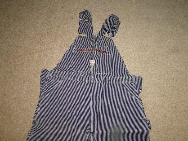 36x30 Vintage DEE CEE Dead Stock denim Sanforized Overalls size
