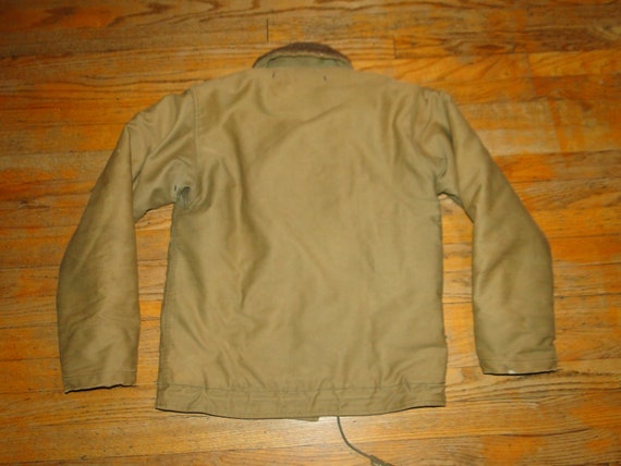 Vintage Original US Navy USN N-1 Deck Jacket Line… - image 9