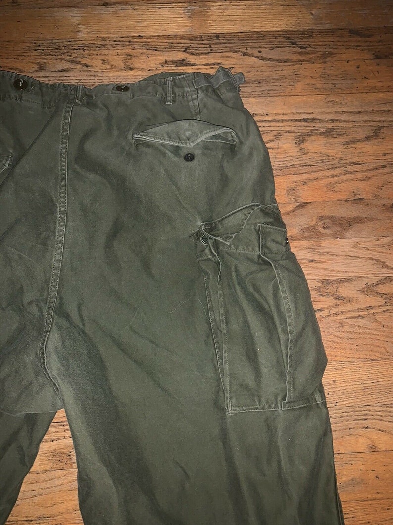 Vintage US Military Uniform Trousers Pant M 51 TANK Never Worn - Etsy
