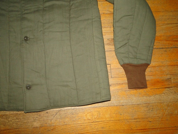 Vintage Militaria Army Field Coat Jacket Liner eu… - image 2