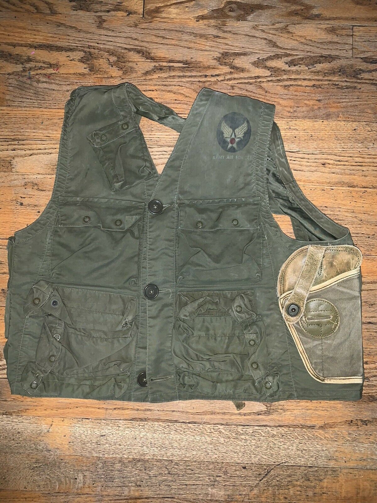 Vintage WW II US Army Air Corp Emergency Sustenance Survival Vest