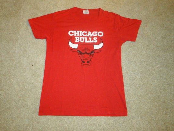 Vintage T shirt CHICAGO BULLS 80s Sz.M - image 2
