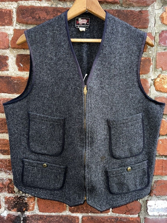 Vintage Wool Vest Woolrich Sz 40 - image 1