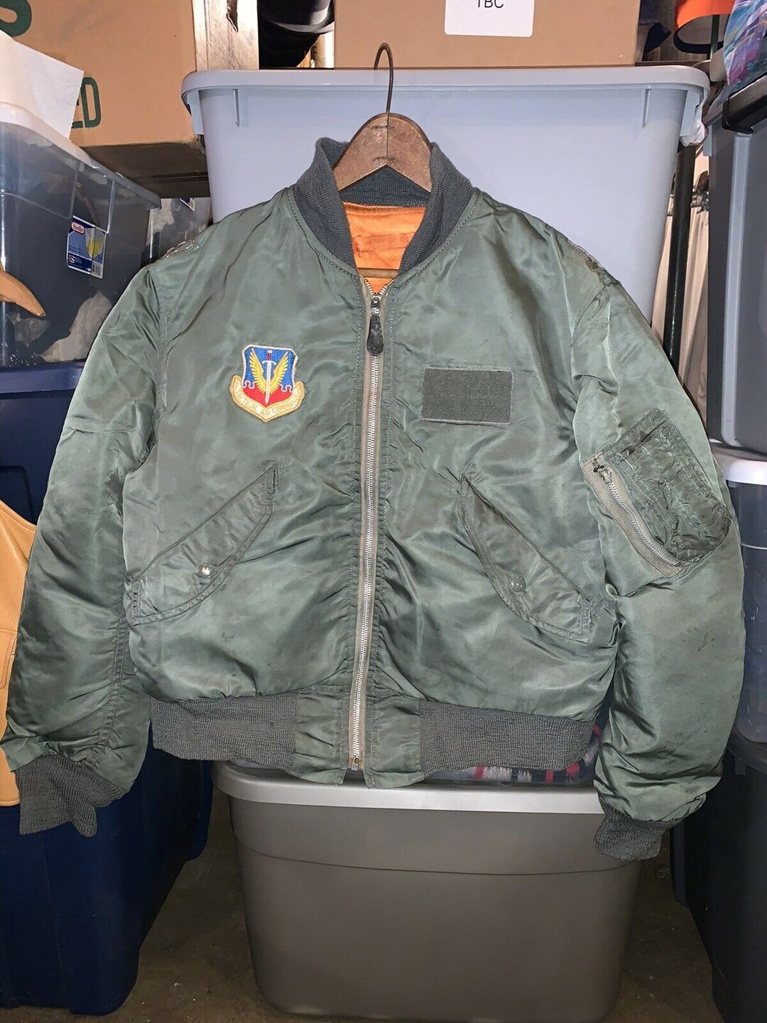 l2b 60s conmar ジップ usaf usarmy Vintage 60s US Military Vietnam War L-2B Flight Bomber