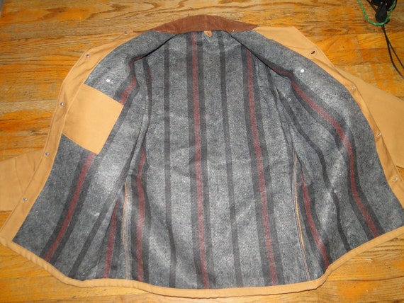 Vintage Carhartt chore JACKET Indigo Denim Jeans … - image 9