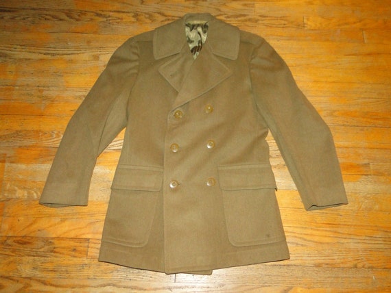 40s? WW2 USARMY　オフィサージャケット Men's WWII 1940s Green Wool US Army Officer's Tunic Uniform