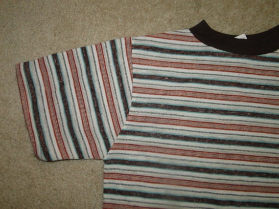 Vintage Original 1960's Striped T-shirt Rockabilly