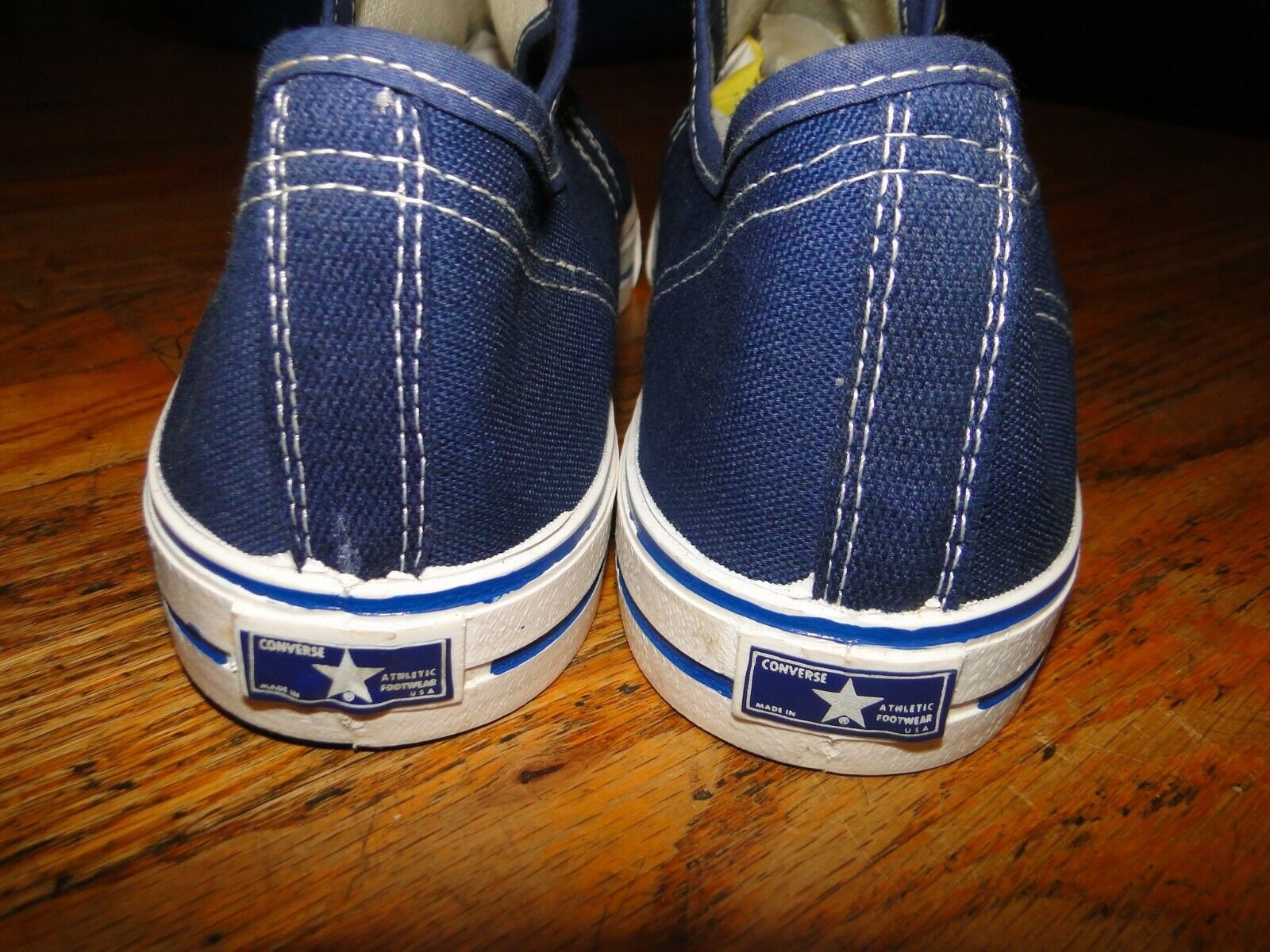 Vintage Original Converse Blue Label Shoes Chuck Taylor USA - Etsy