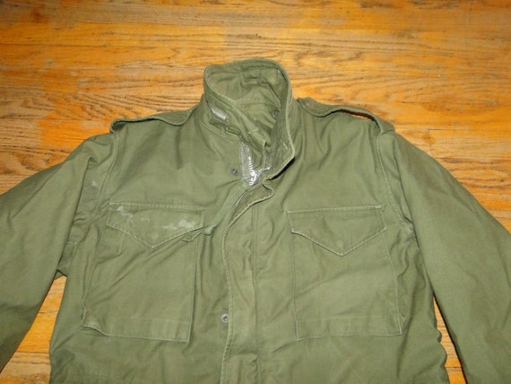 Vintage 1967 Field Jacket M 65 Cold Weather og -1… - image 3