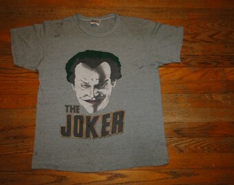 The Joker Shirt 1989 Vintage Jack Nicholson Single Stitch DC