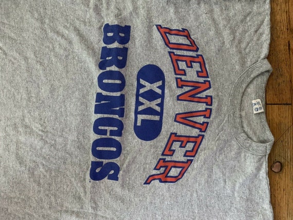 Vintage t shirt Champion Denver Broncos   80s Sz … - image 3