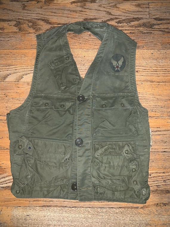✮激レア U.S. ARMY MARK 2 VEST 米軍放出品 1962年✮ WW2 40s US Army Vest Alpaca Lined Green RARE | eBay