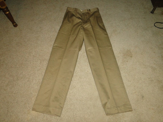 Vintage US Military Uniform Trousers Chino pant zi